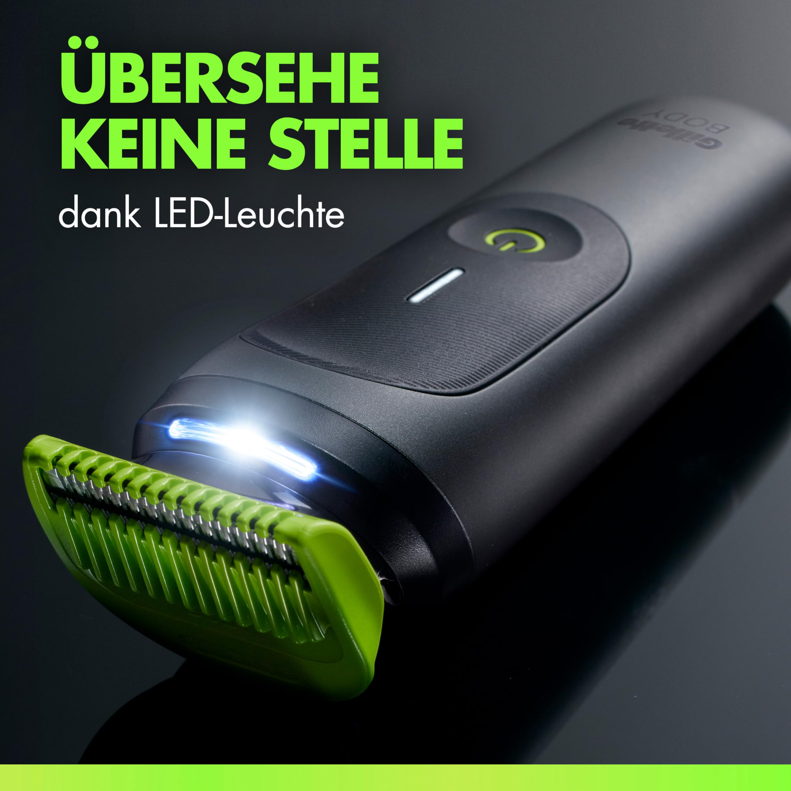 gillette-labs-i7-body-intimate-trimmer-herren-schwarz-gr-n image 3