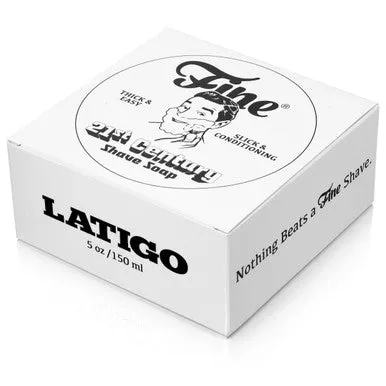 fine-latigo-rasierseife-im-tiegel-leder-tabak-duft image 1