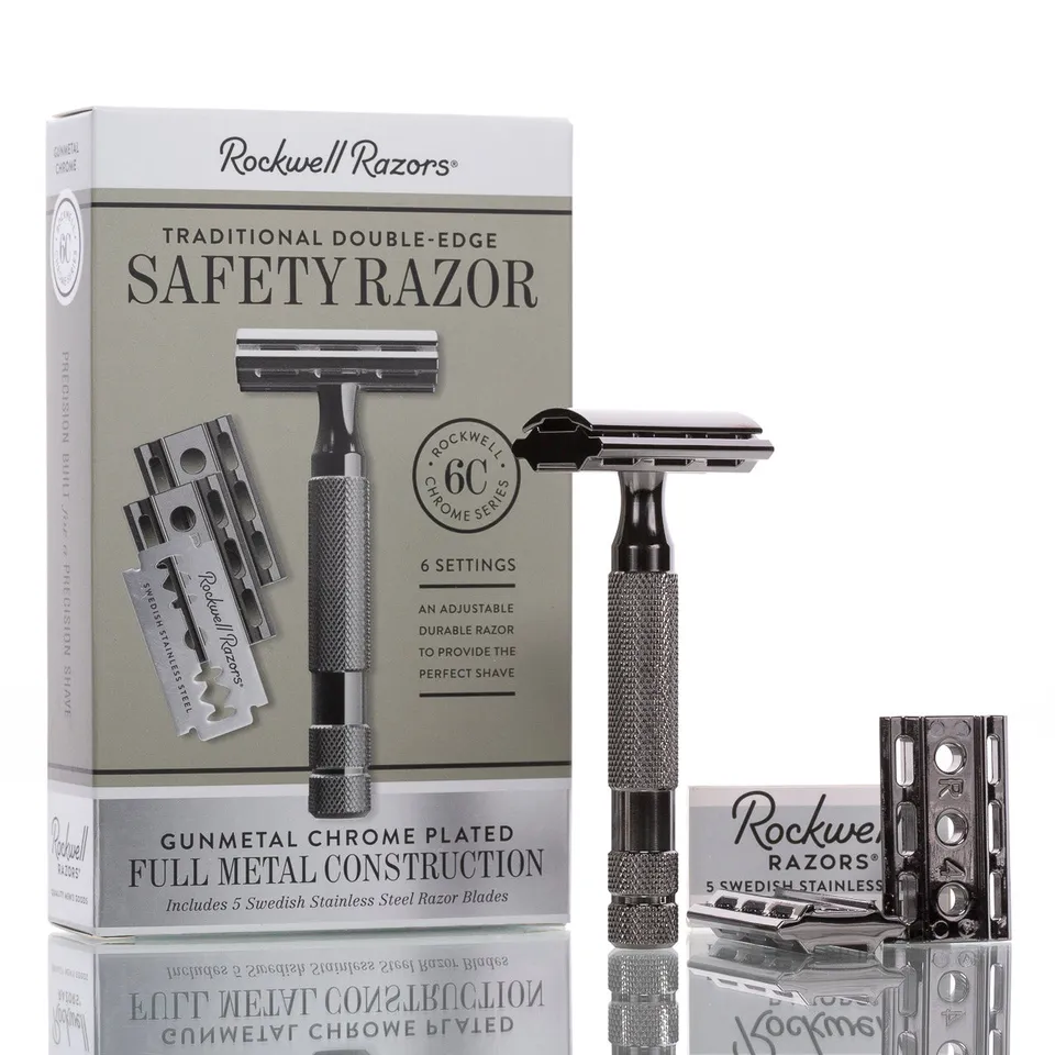 blackbeards-rasierhobel-6c-gunmetal-double-edge-geschlossener-kamm image 1
