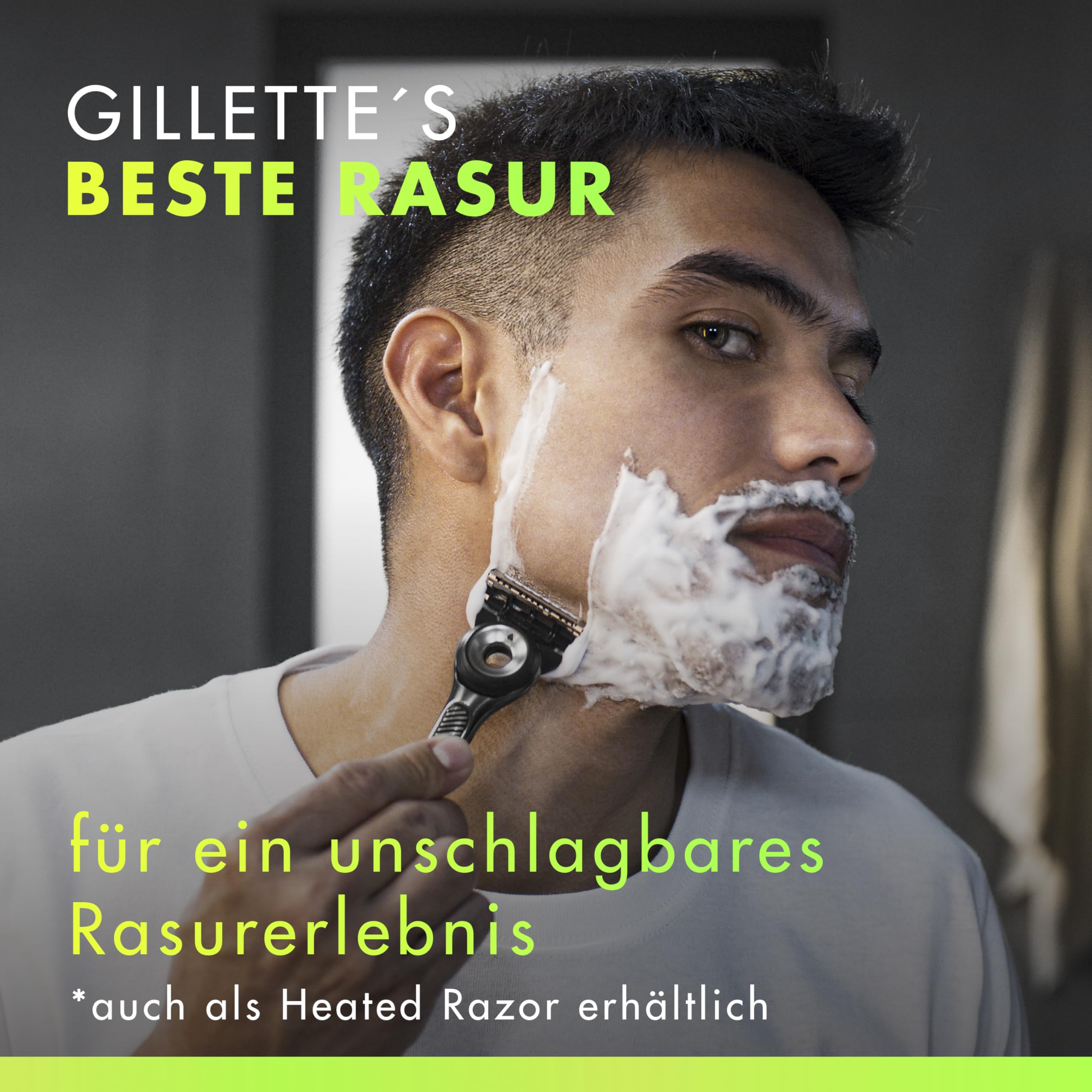 gillette-labs-rasierer-herren-metall-grau-mit-dock image 2