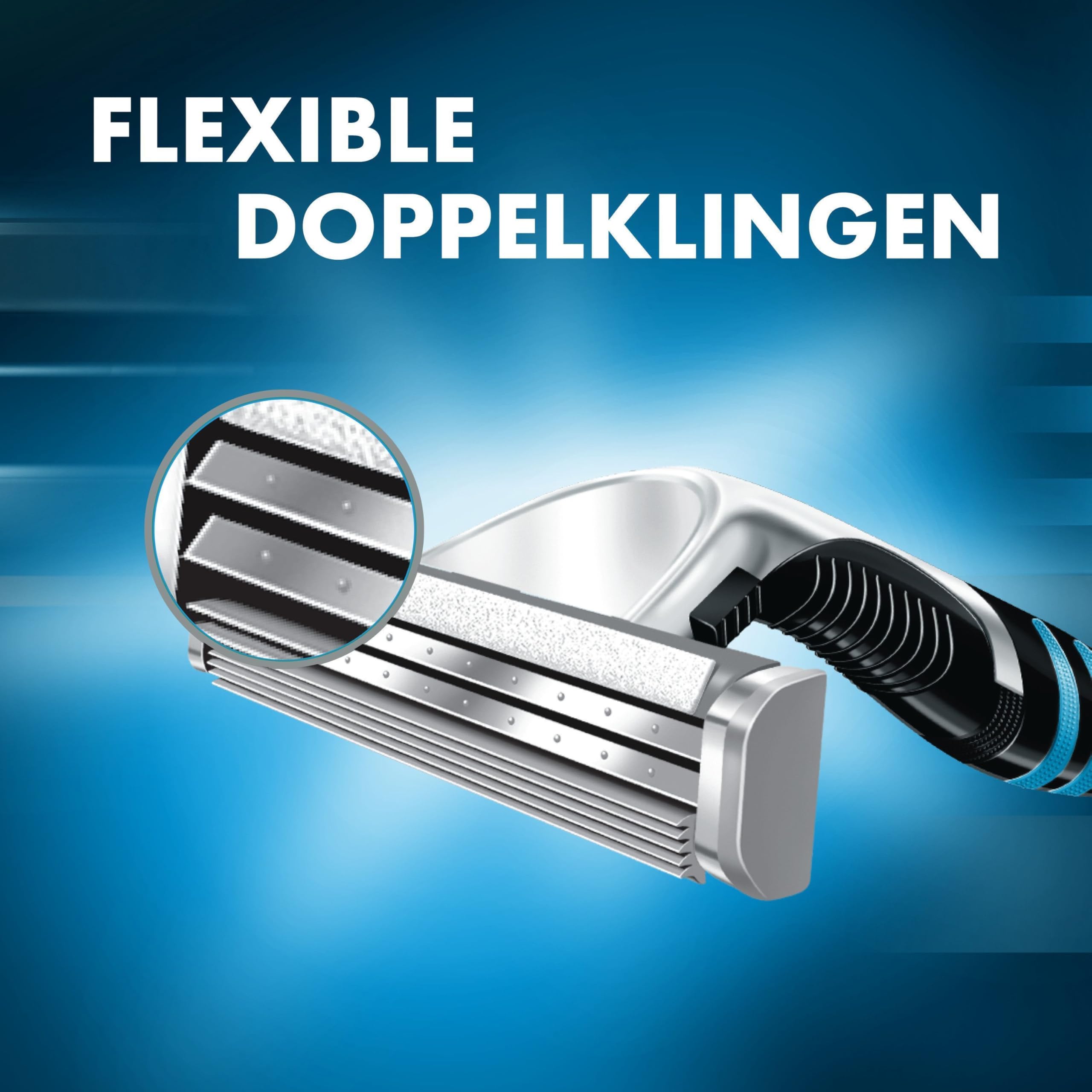 gillette-sensor-excel-rasierer-herren-schwarz-grau image 3