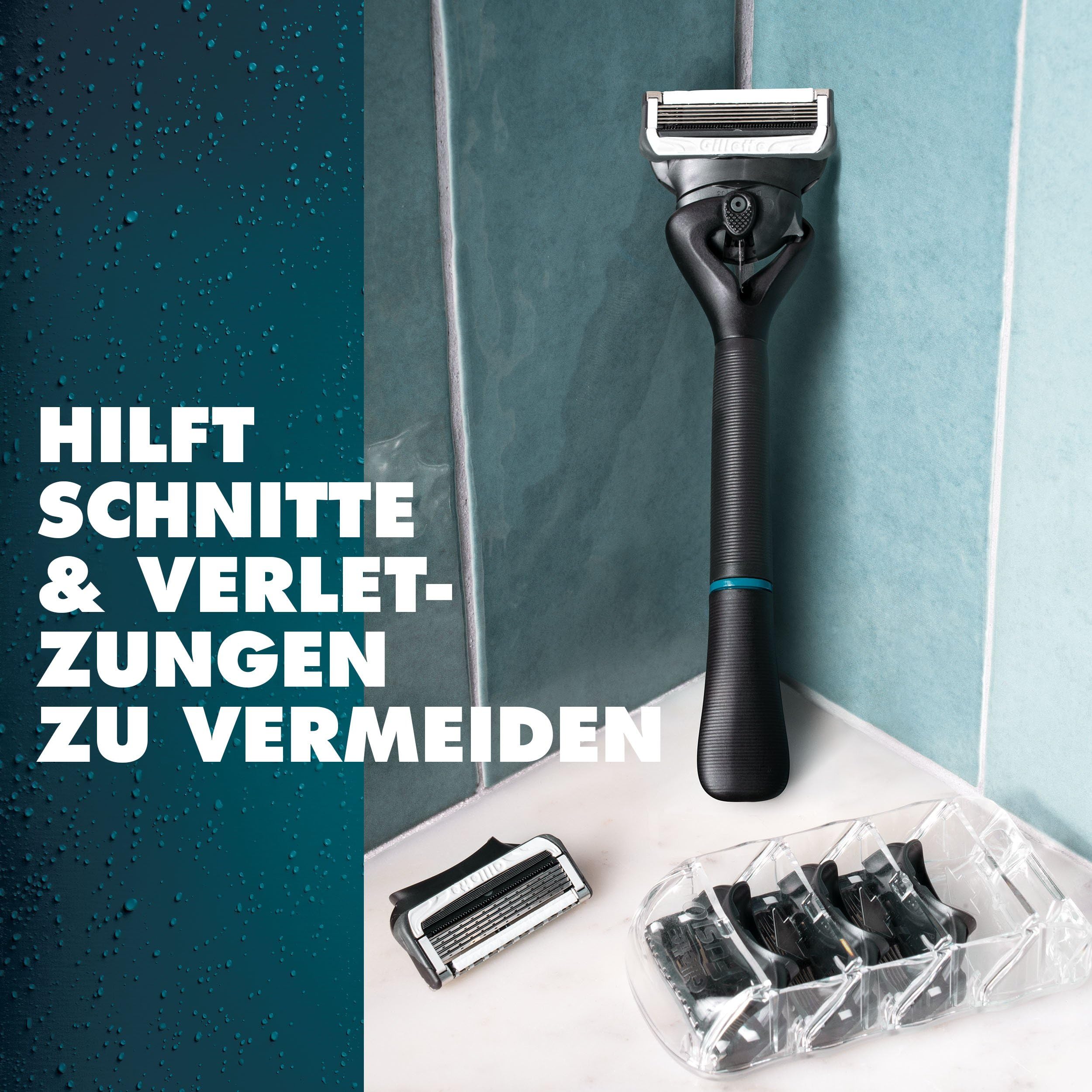 gillette-body-intimate-rasierer-herren-schwarz-mit-5-klingen image 4