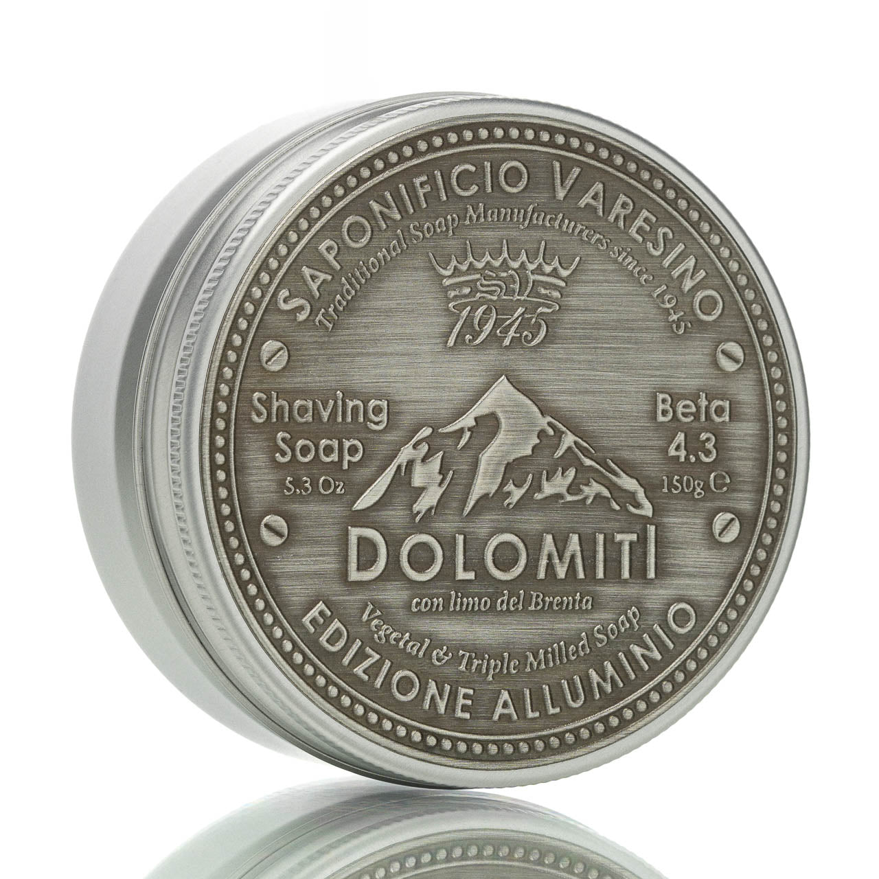 blackbeards-rasierseife-dolomiti-4-3-metalldose-150g image 2
