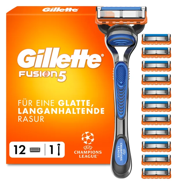 gillette-fusion5-rasierer-herren-metall-blau-grau image 1