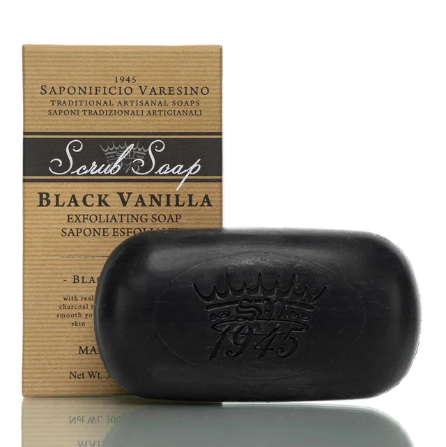 blackbeards-black-vanilla-peeling-seife-300g-scrub-soap image 1