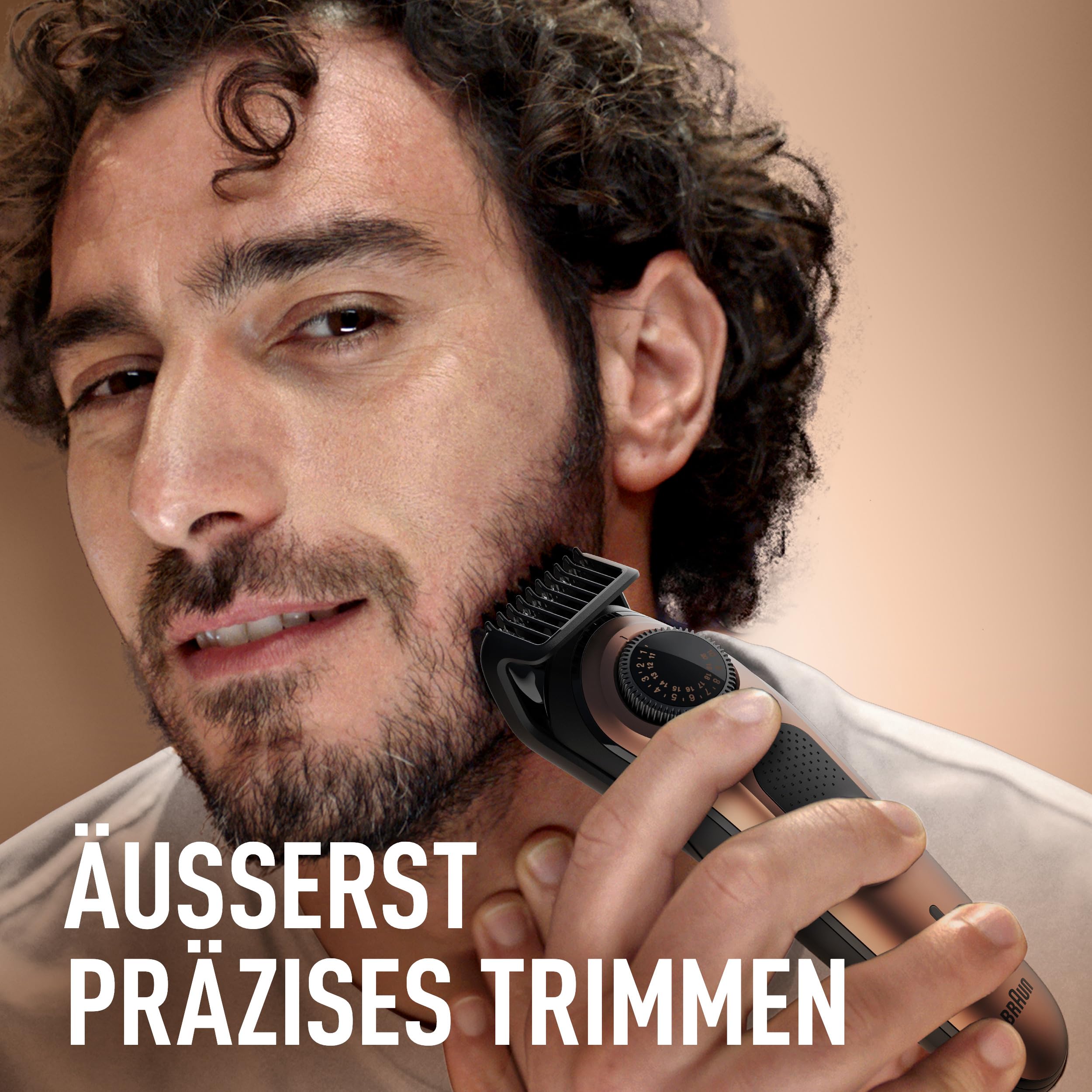 king-c-gillette-barttrimmer-pro-schwarz-kupfer image 2