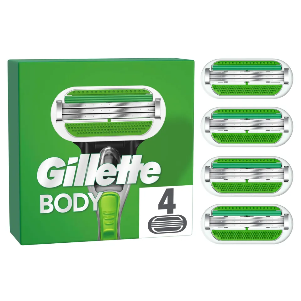 gillette-body-rasierklingen-herren-4-ersatzklingen image 1
