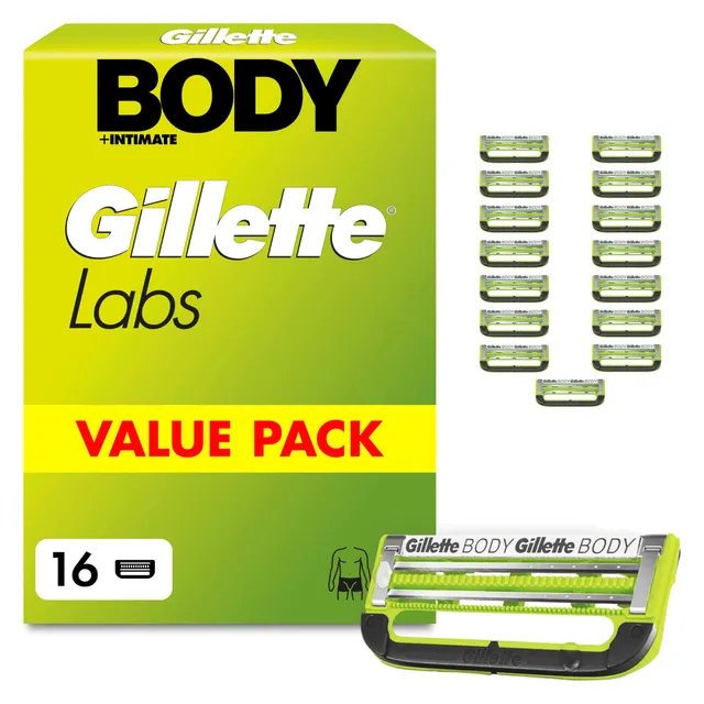 gillettelabs-body-intimate-rasierklingen-16-ersatzklingen-gr-n image 1