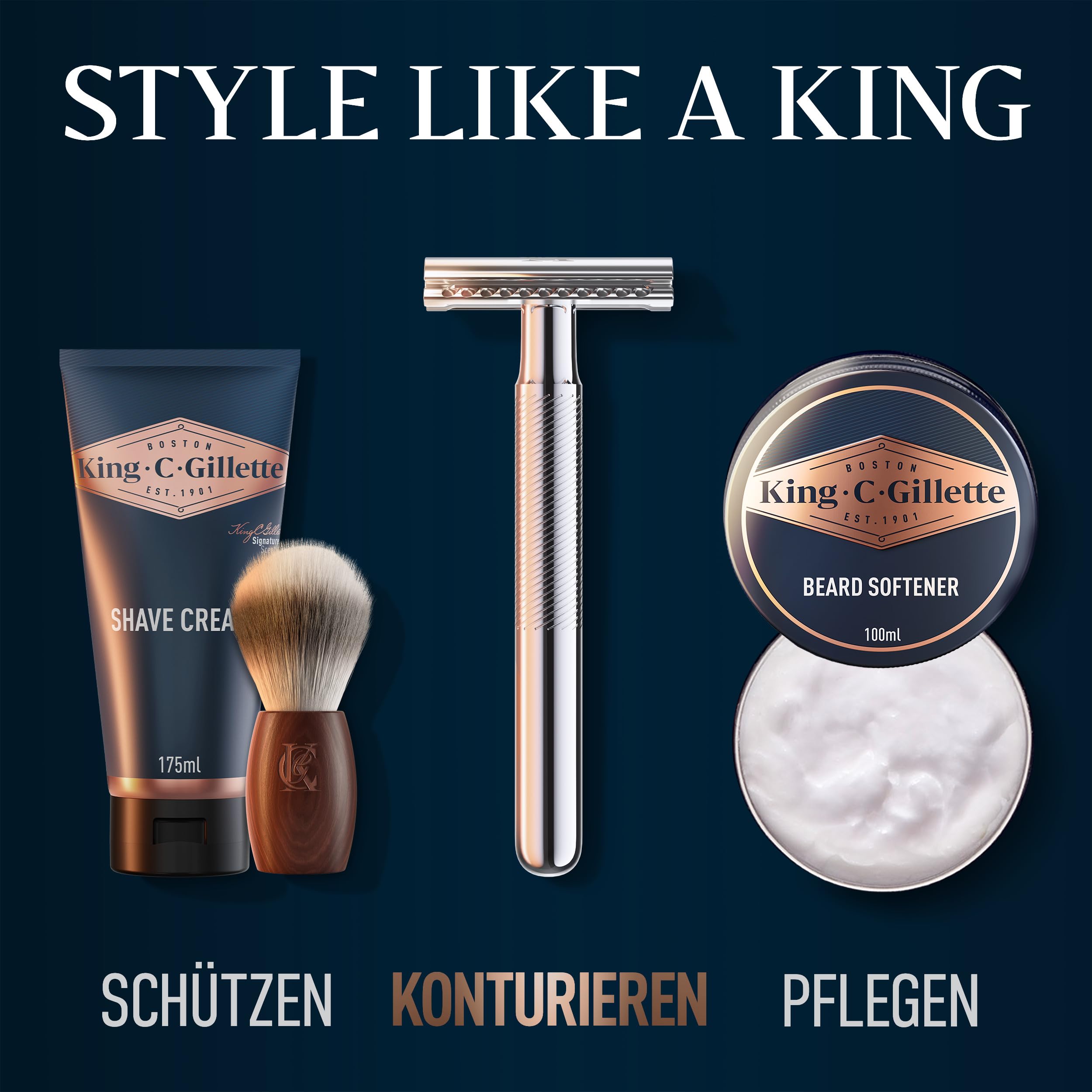 king-c-gillette-rasierhobel-metall-silber image 7
