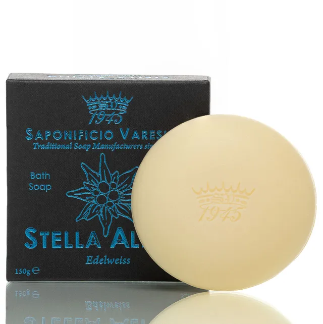 saponificio-varesino-st-ckseife-stella-alpina-150g-palm-lfrei image 1