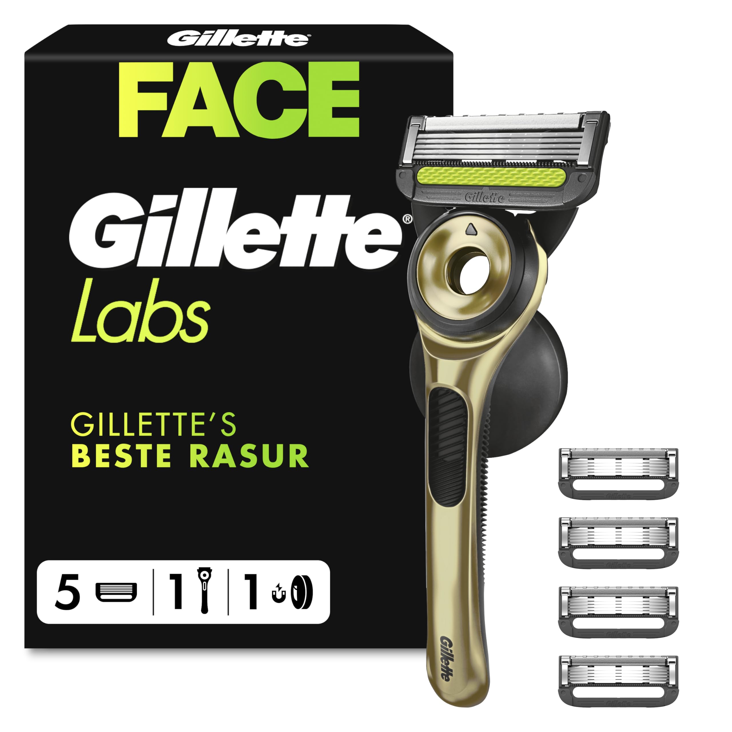 gillette-labs-rasierer-herren-champion-gold-edition-metall-gold image 1