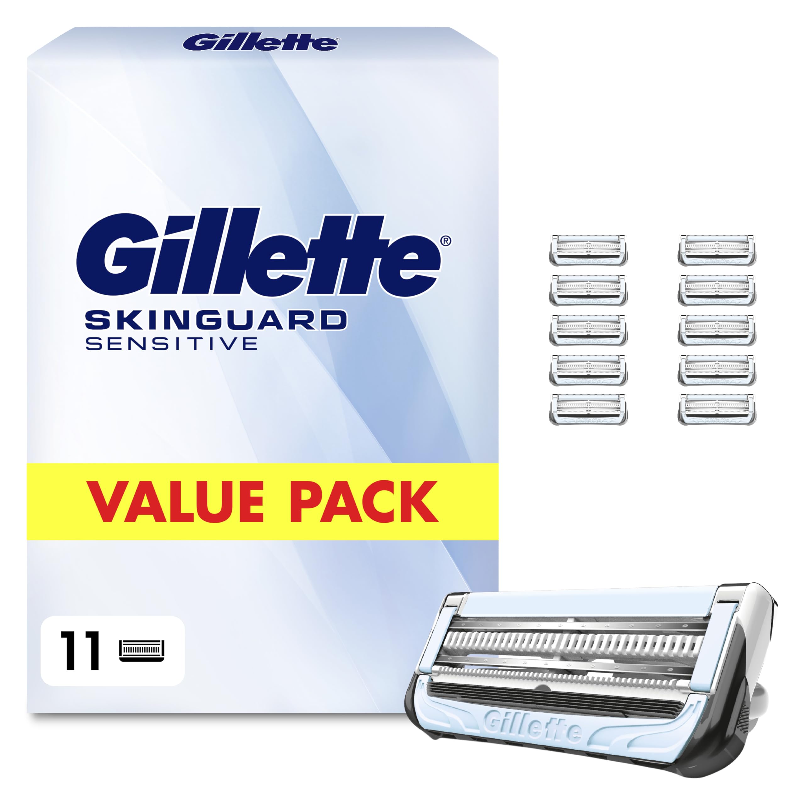 gillette-skinguard-sensitive-rasierklingen-11-st-ck-wei image 1