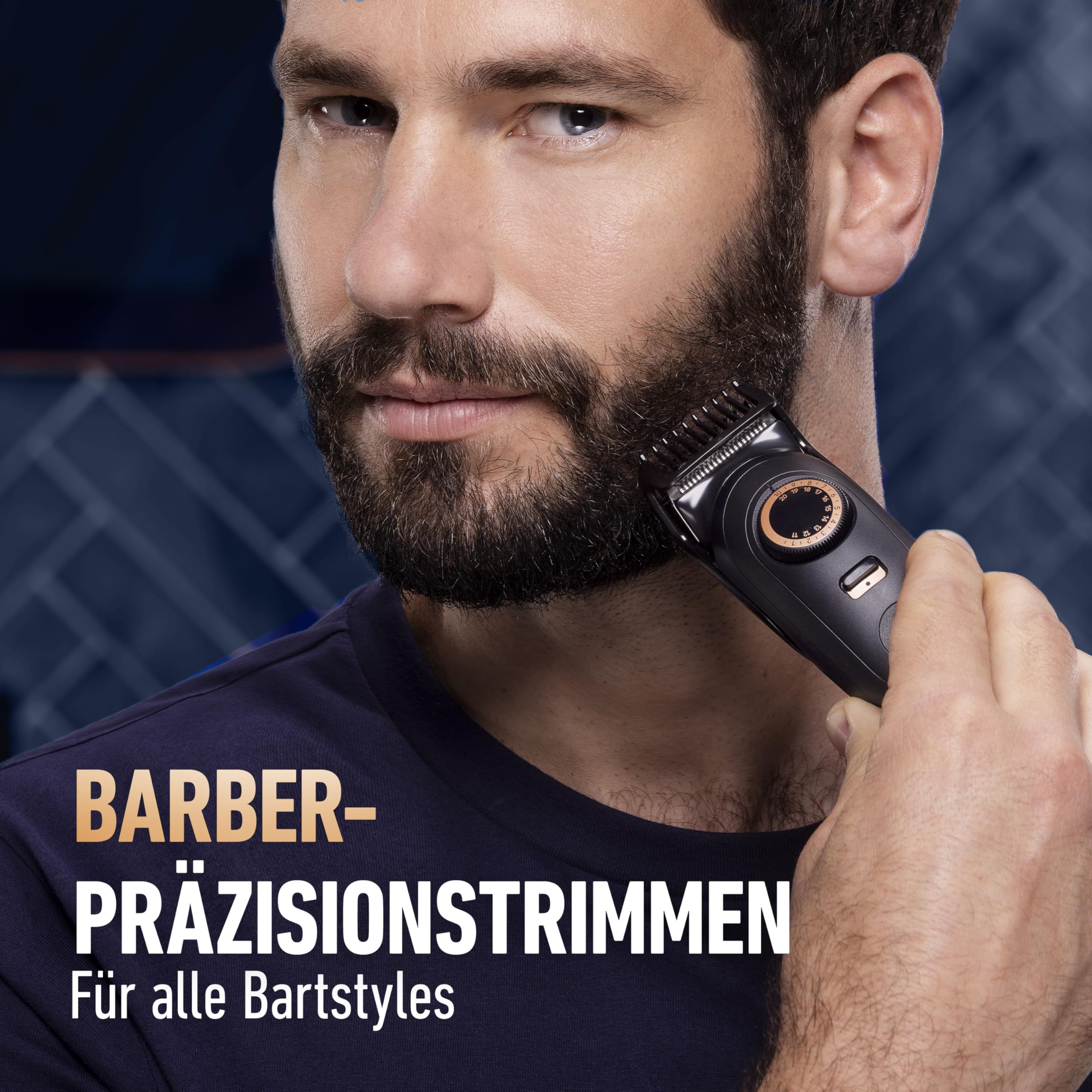 king-c-gillette-barttrimmer-pro-max-kabellos-40-l-ngen-schwarz image 2
