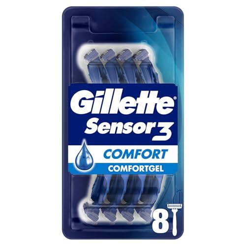 gillette-sensor3-comfort-einwegrasierer-herren-8-st-ck-blau image 8