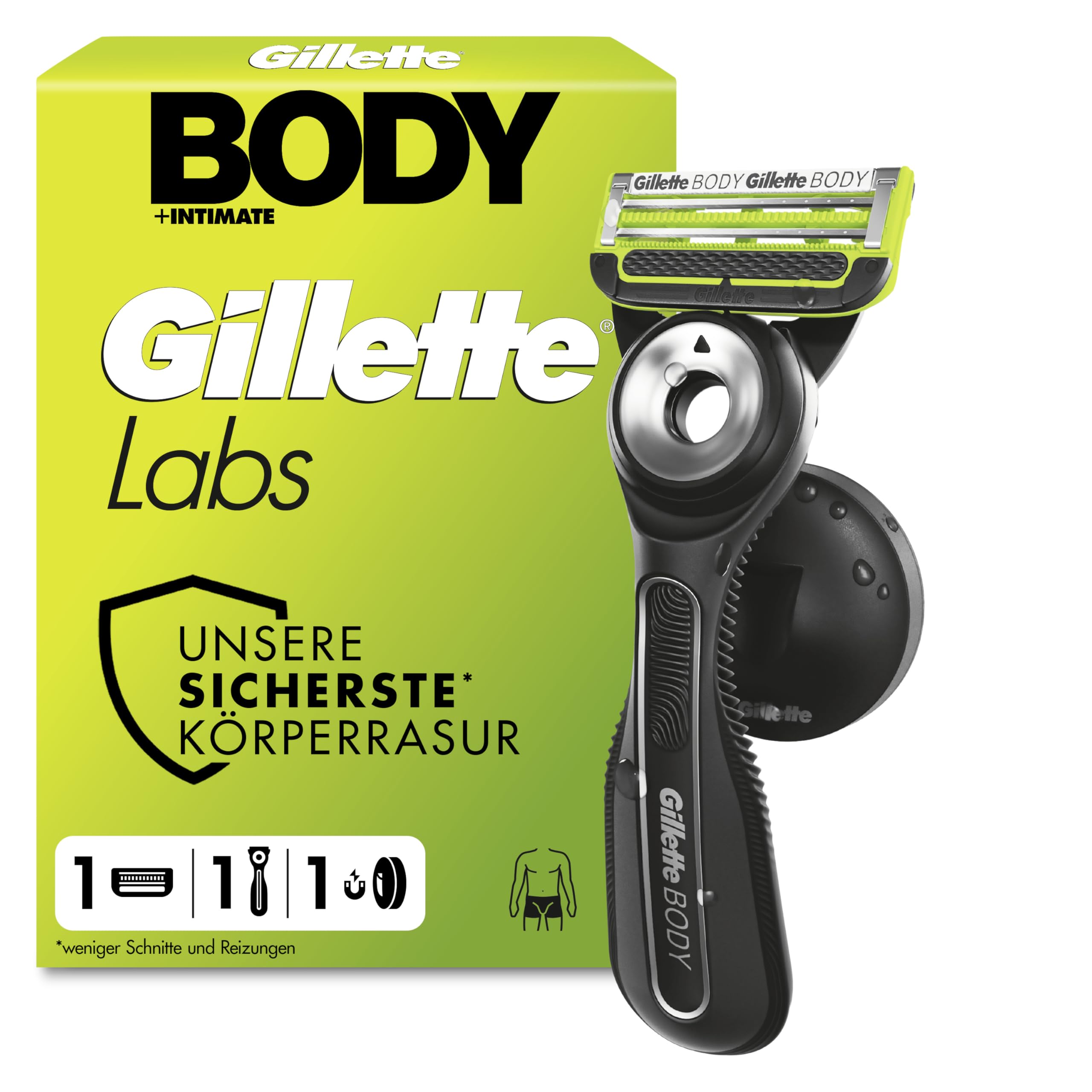 gillette-labs-body-intimate-rasierer-schwarz-k-rperrasierer image 1