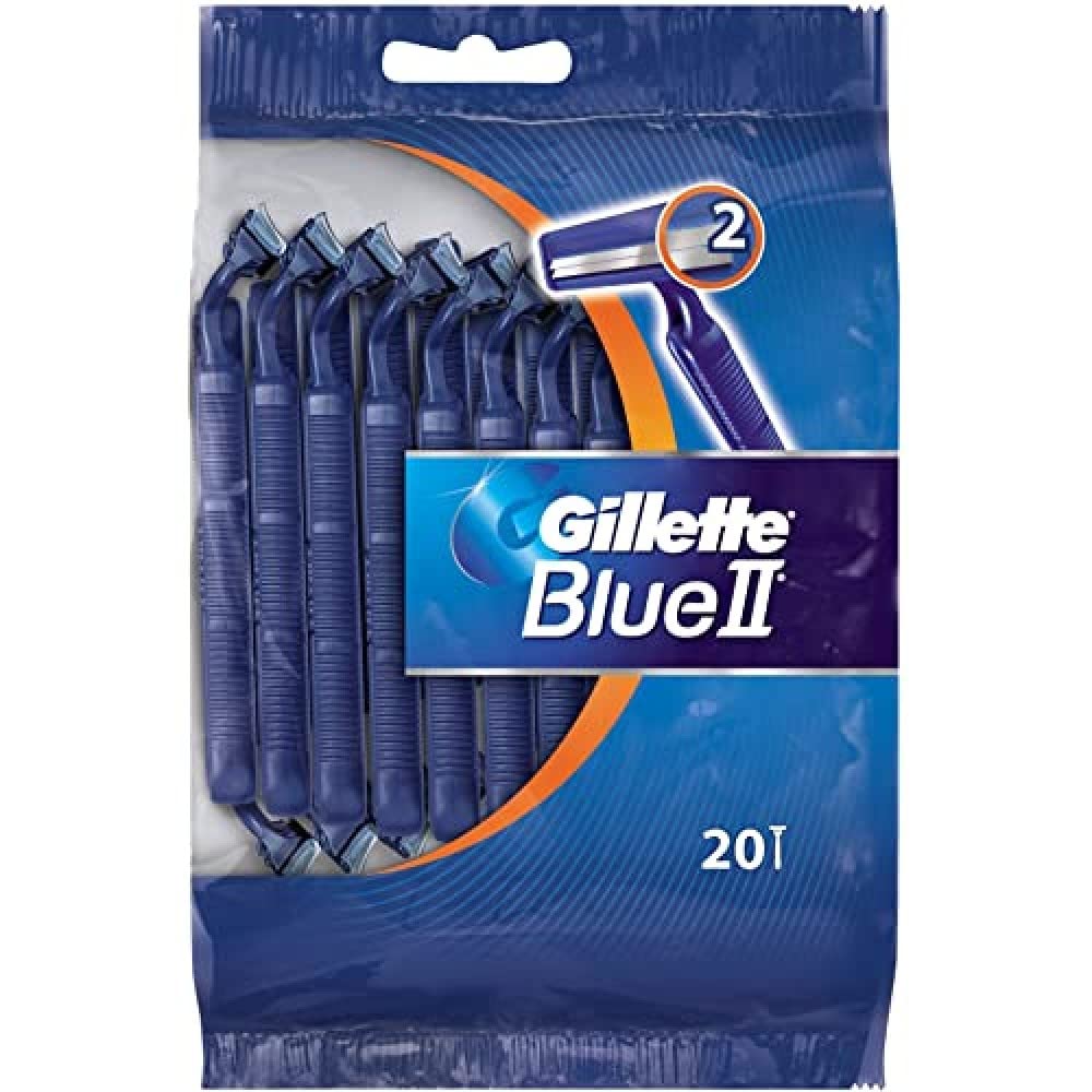 gillette-blue-ii-einwegrasierer-m-nner-20-st-ck-blau image 8