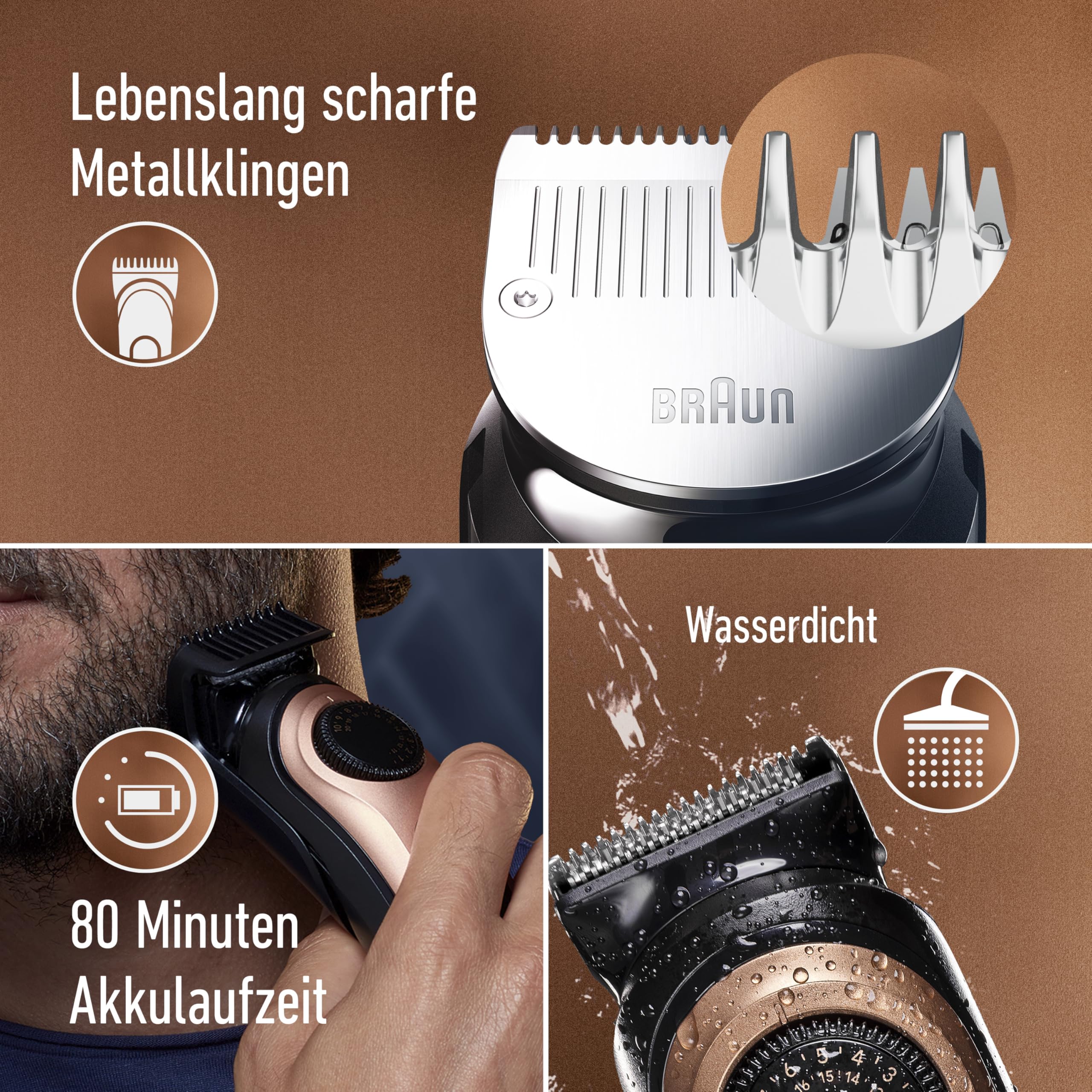 king-c-gillette-barttrimmer-pro-kupfer-bartschneider image 4