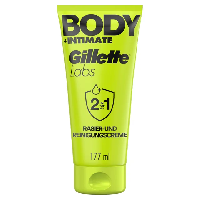 gillette-labs-body-intimate-2-in-1-rasier-und-reinigungscreme-177ml image 1