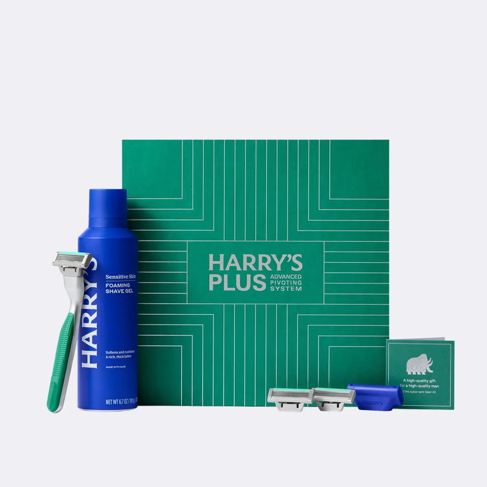 harry-s-plus-rasierer-set-moss-mit-klingen image 1