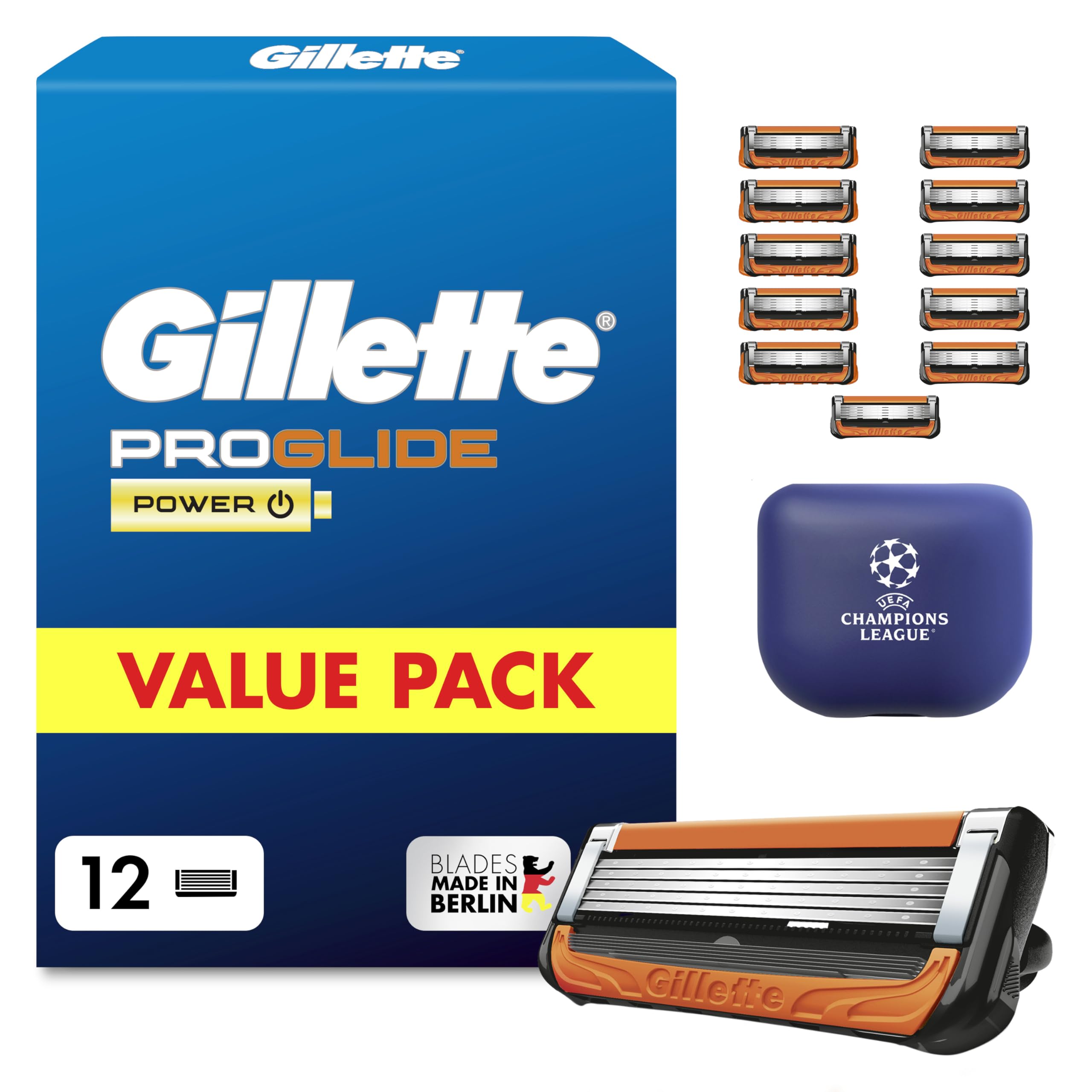 gillette-proglide-power-rasierklingen-12-ersatzklingen-schwarz image 1