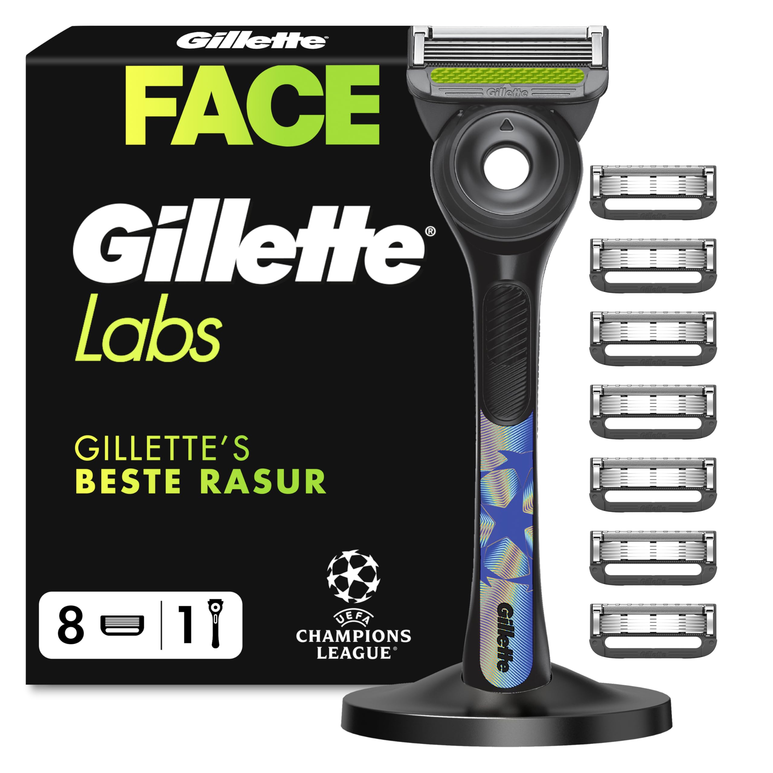 gillette-labs-rasierer-herren-nassrasierer-metall-schwarz image 1