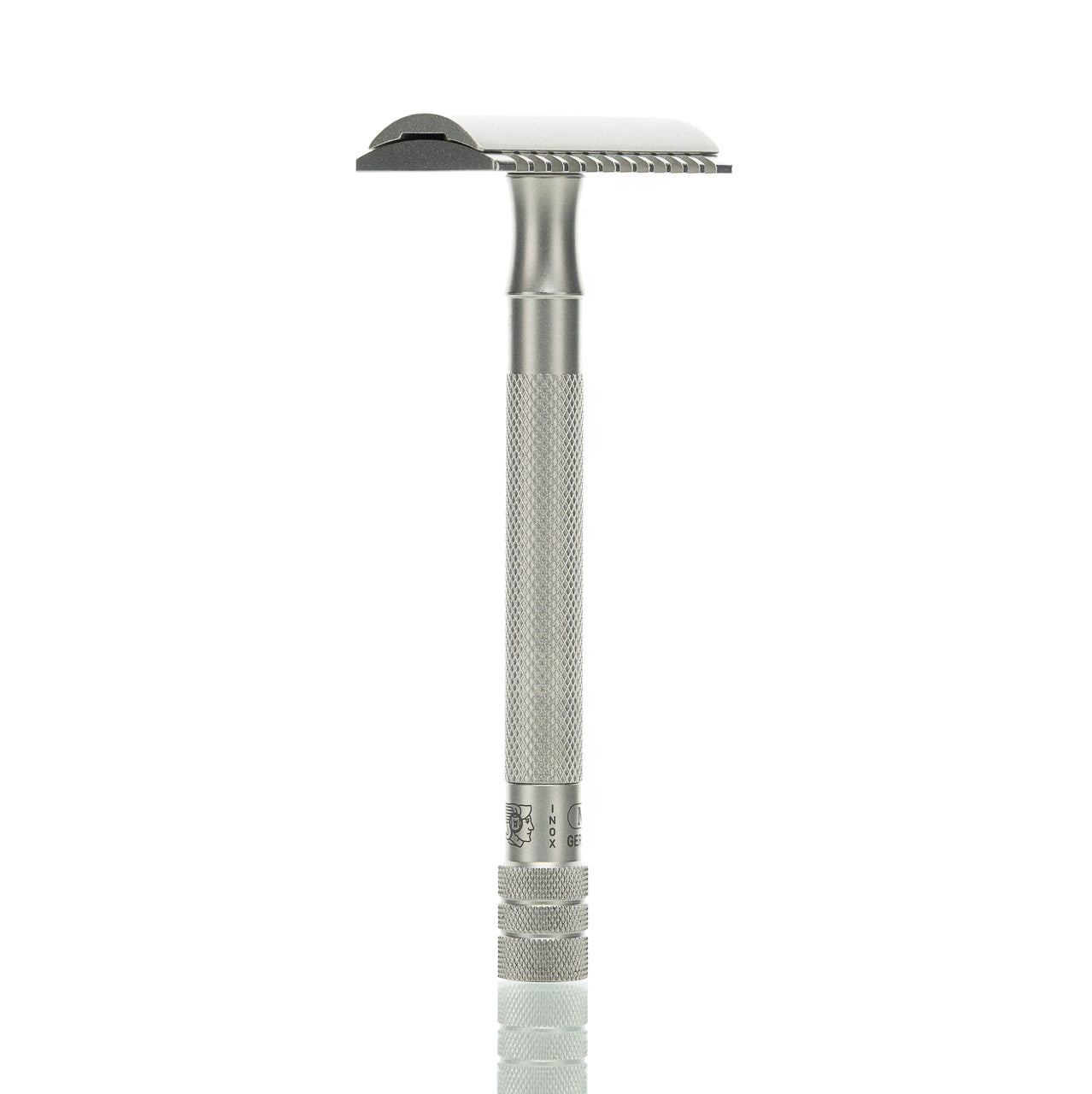 blackbeards-rasierhobel-25-inox-edelstahl-offener-zahnkamm-langer-griff image 1