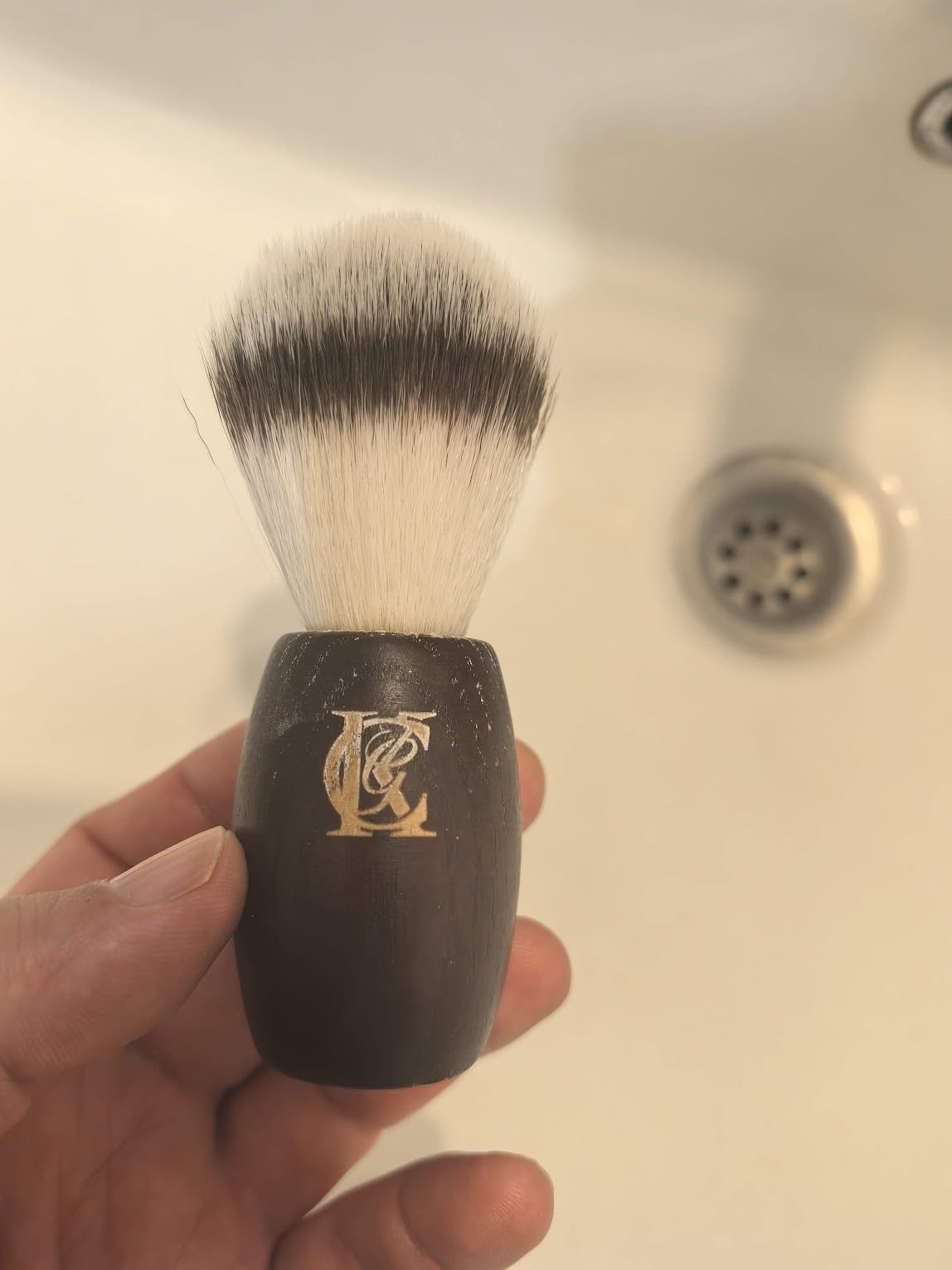 Schöner Pinsel für traditionelle Rasur