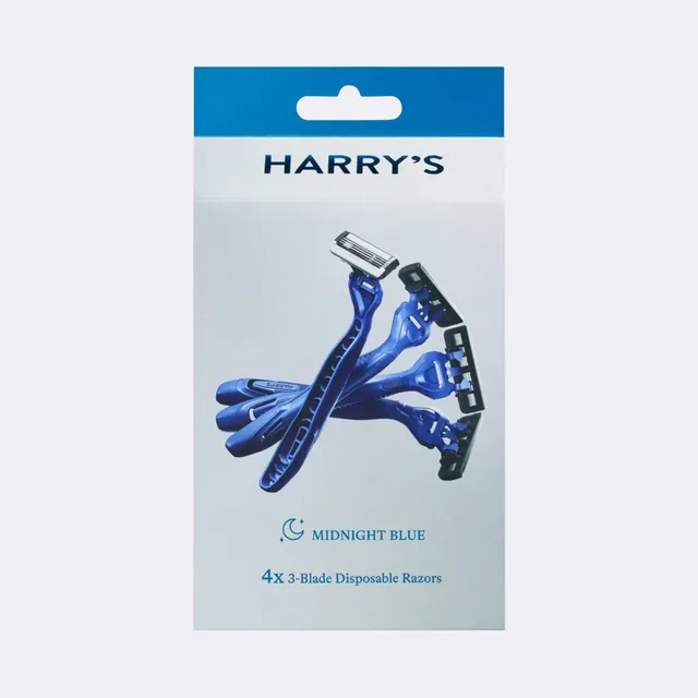 harry-s-original-einwegrasierer-midnight-blue-3-klingen image 1
