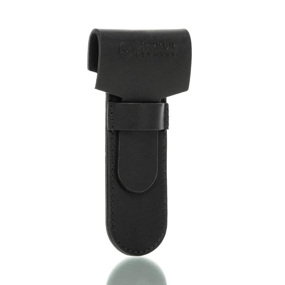 blackbeards-lederh-lle-5006-schwarz-f-r-rasierhobel-bis-110mm-rindleder image 1