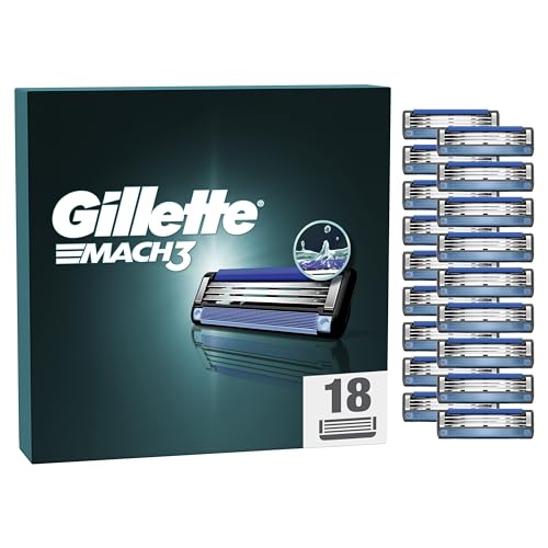 gillette-mach3-rasierklingen-herren-18-ersatzklingen-3-fach-klinge image 2