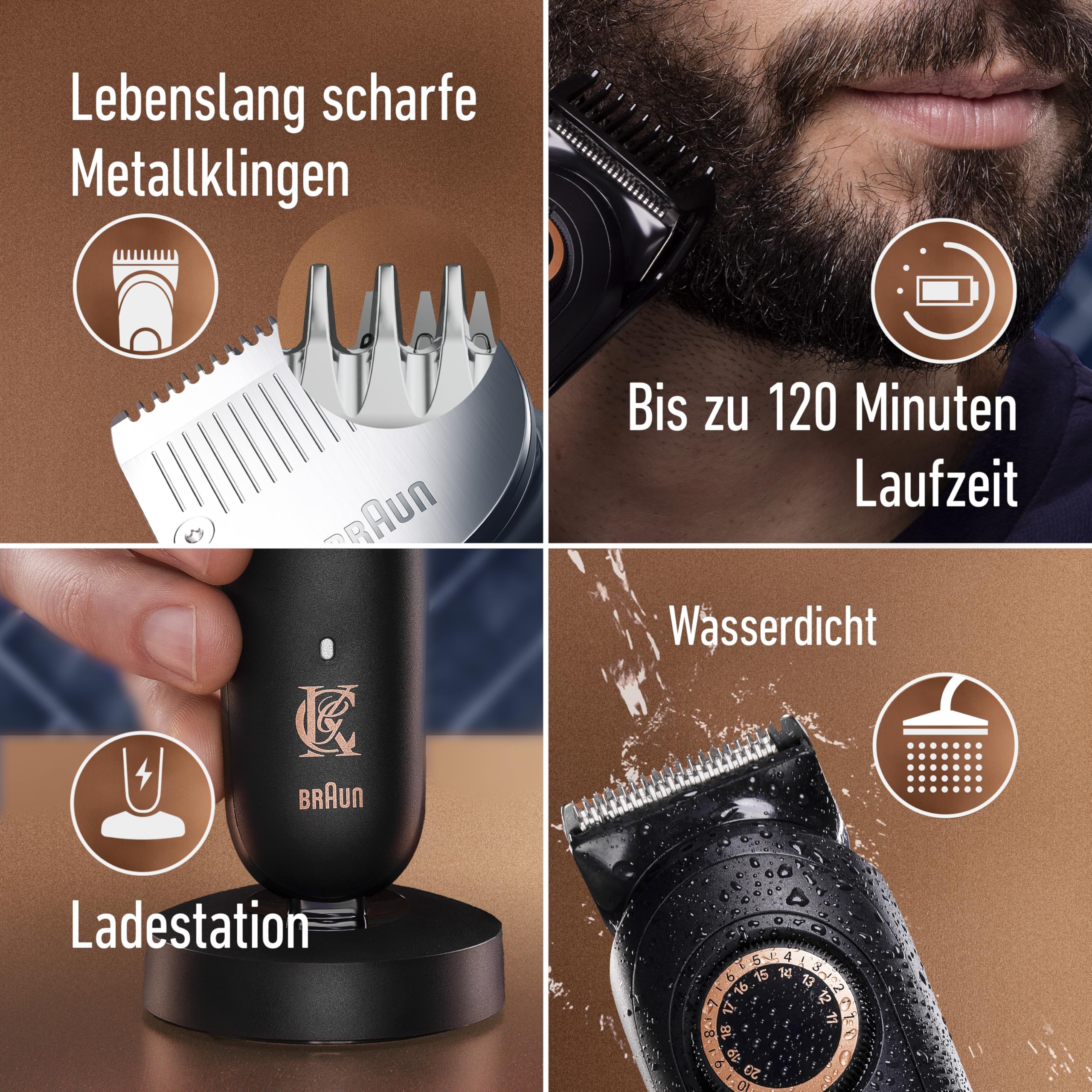 king-c-gillette-barttrimmer-pro-max-kabellos-40-l-ngen-schwarz image 5