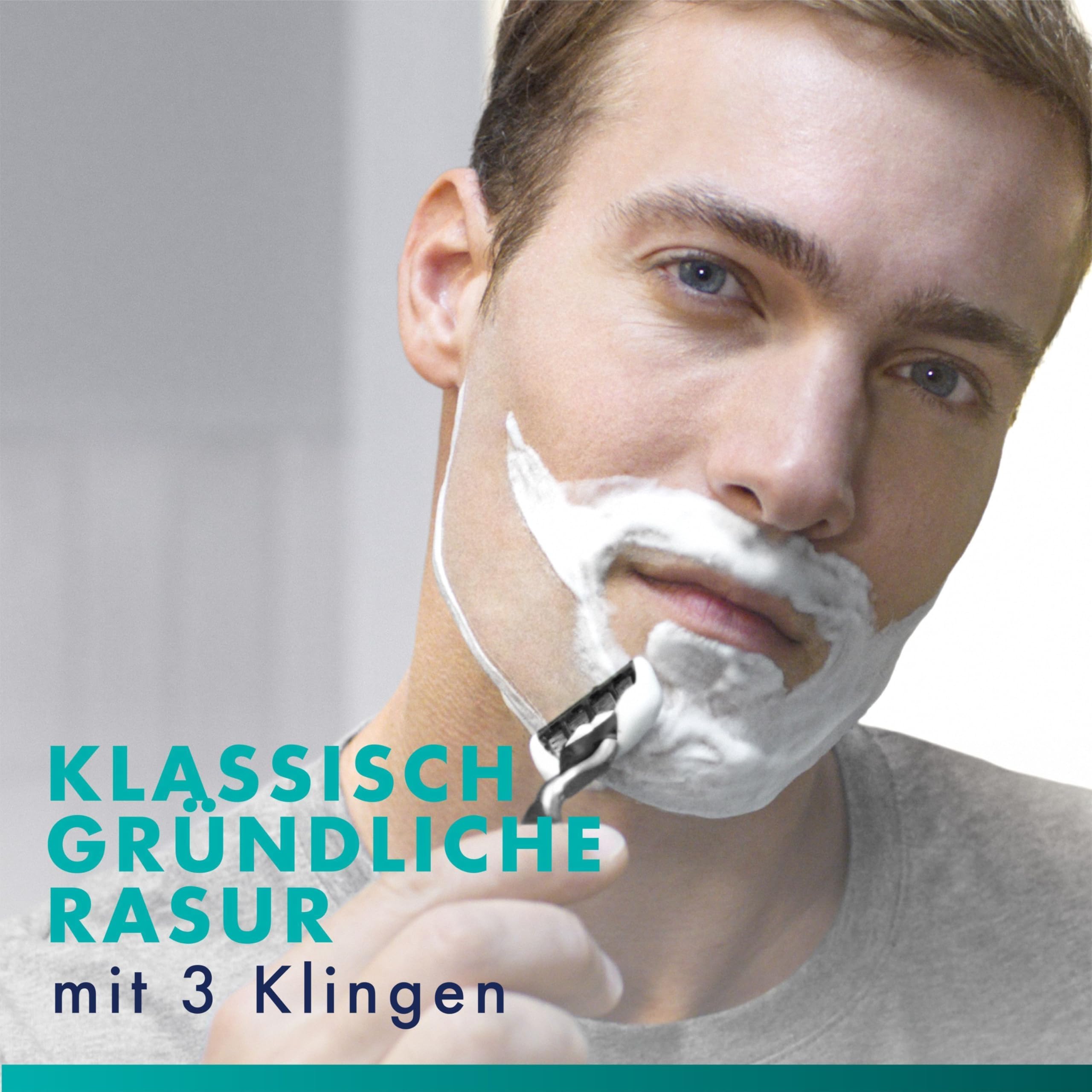 gillette-mach3-basis-rasierer-herren-metall-grau-schwarz image 2
