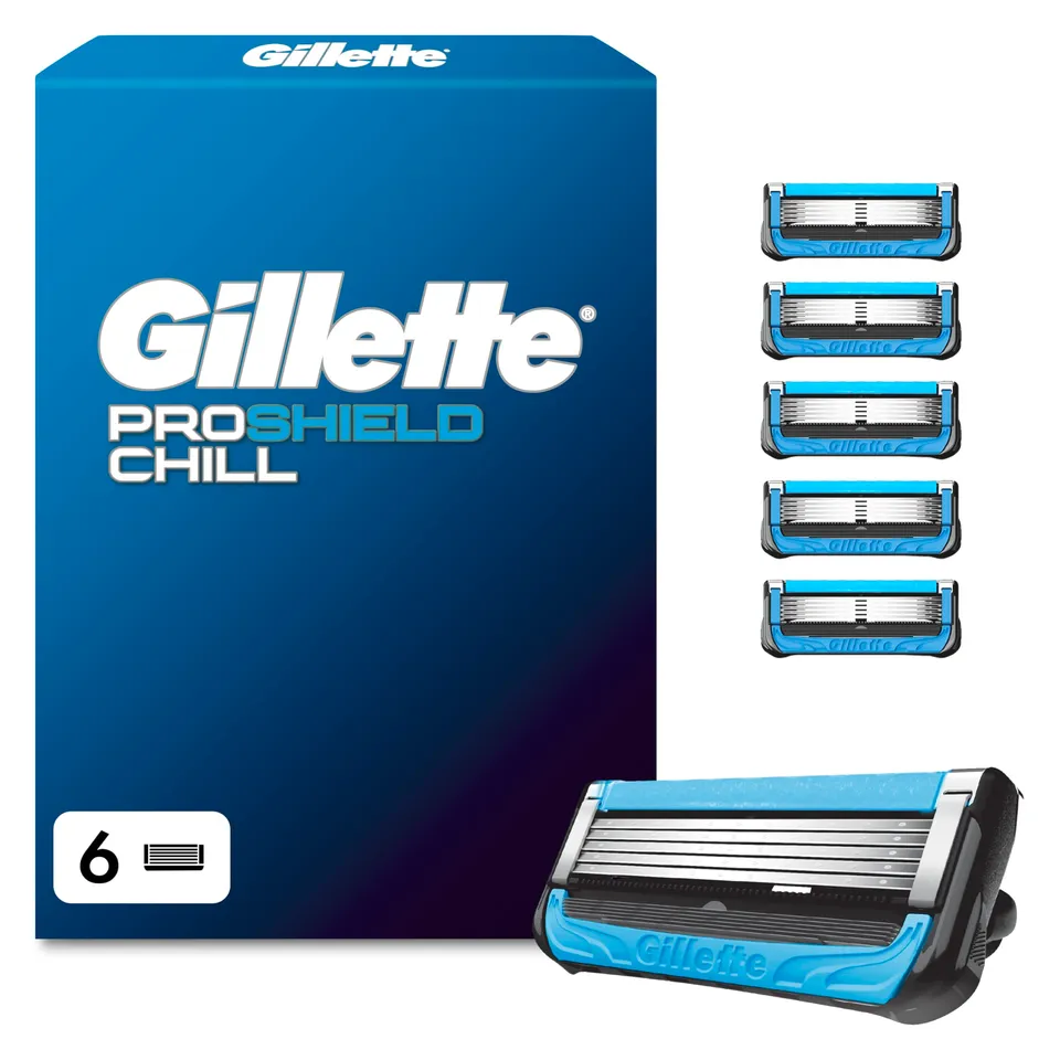 gillette-proshield-chill-rasierklingen-6-ersatzklingen-blau image 1