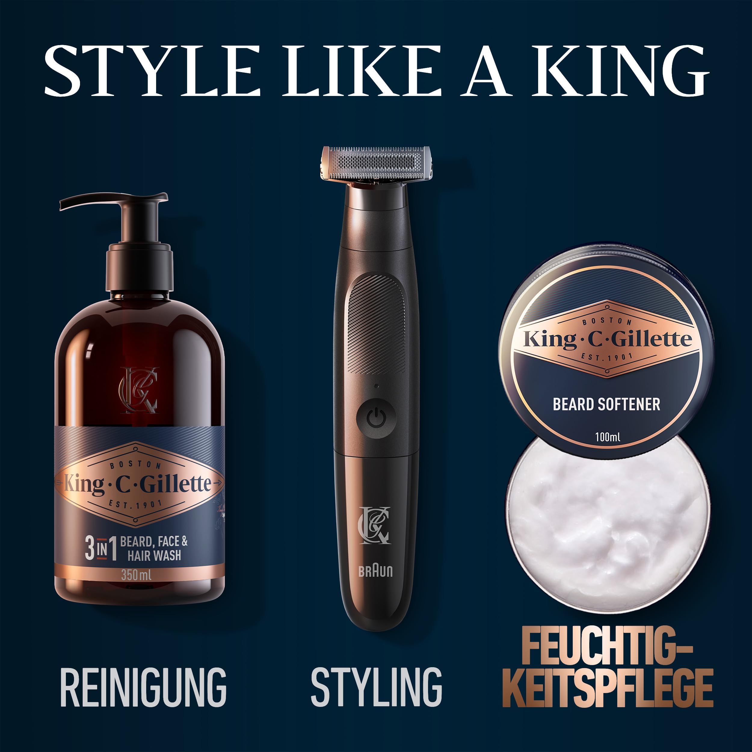 king-c-gillette-bartbalsam-f-r-m-nner-100-ml-leave-in-pflege-mit-argan-l image 7