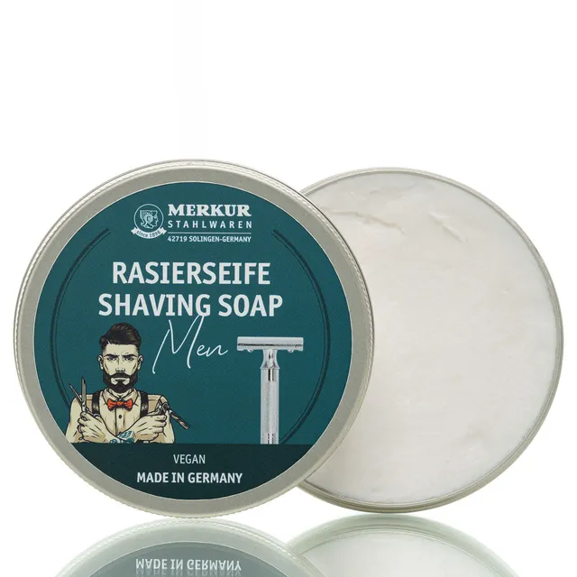 merkur-rasierseife-men-100g-vegan-dezent-parf-miert image 1