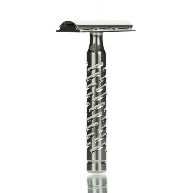 blackbeards-styletto-v2-rasierhobel-aus-edelstahl-double-edge-geschlossener-kamm image 1