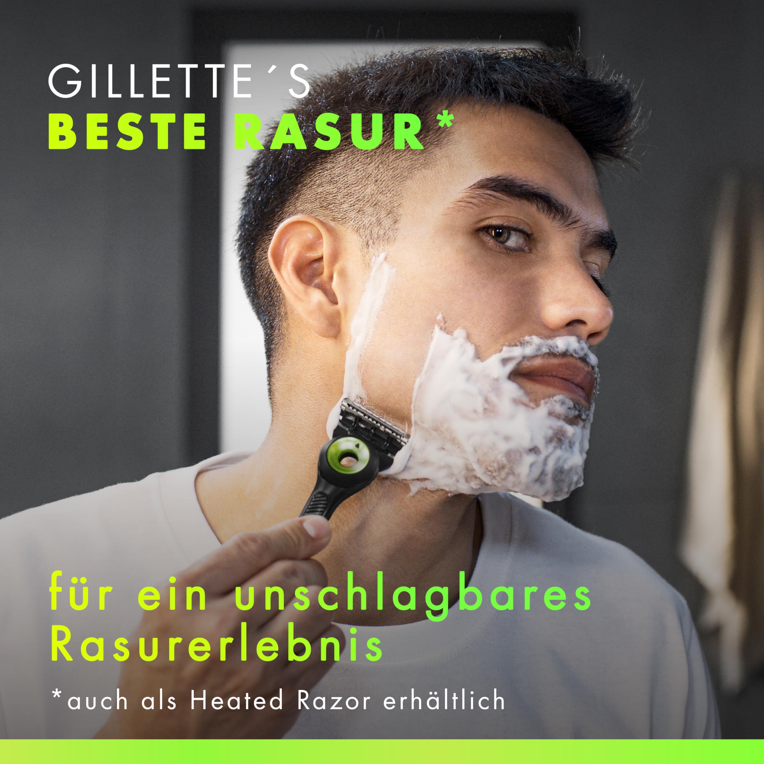gillette-labs-rasierer-herren-metall-schwarz-mit-reinigungs-element image 2