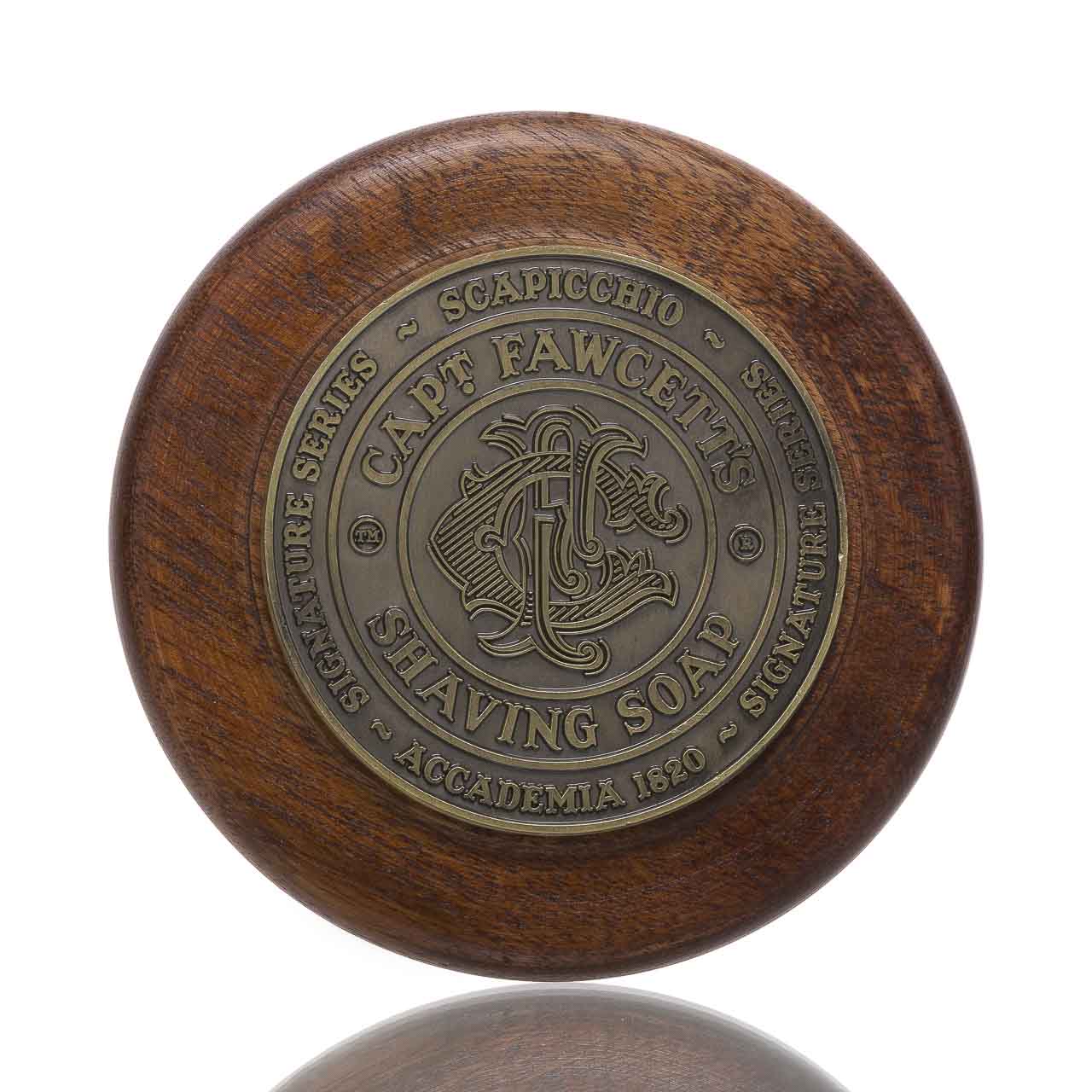 captain-fawcett-rasierseife-scapicchio-110g-in-holzschale image 3