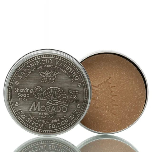 blackbeards-rasierseife-morado-4-3-metalldose-150g image 1