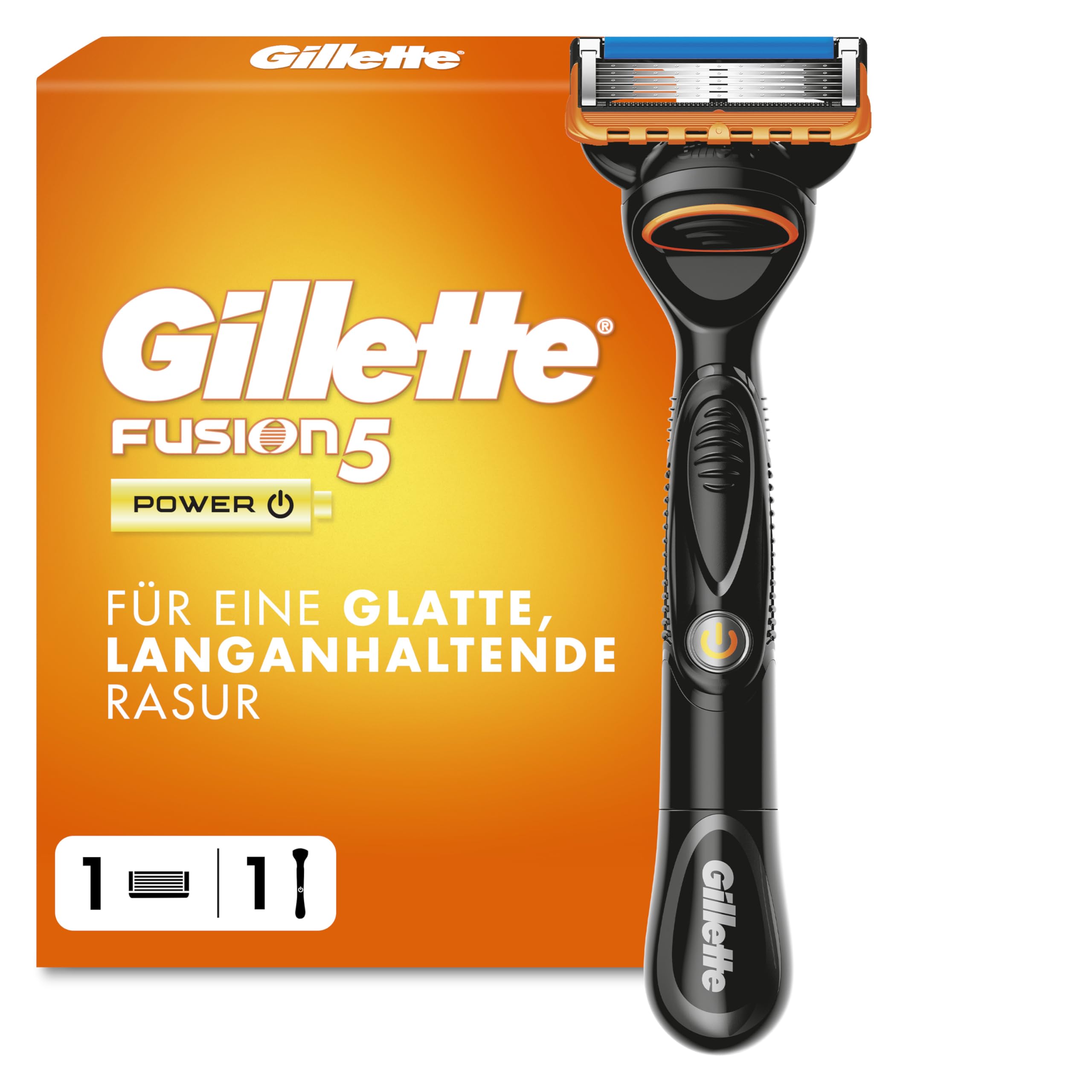 gillette-fusion5-rasierer-herren-metall-schwarz image 1