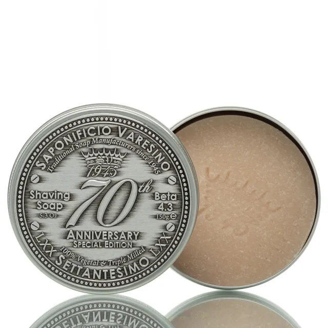 blackbeards-saponificio-varesino-70th-anniversary-rasierseife-150g-metalldose image 1