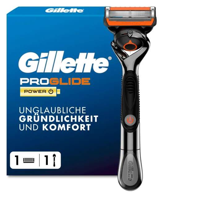 gillette-fusion5-proglide-power-rasierer-herren-metall-schwarz image 1