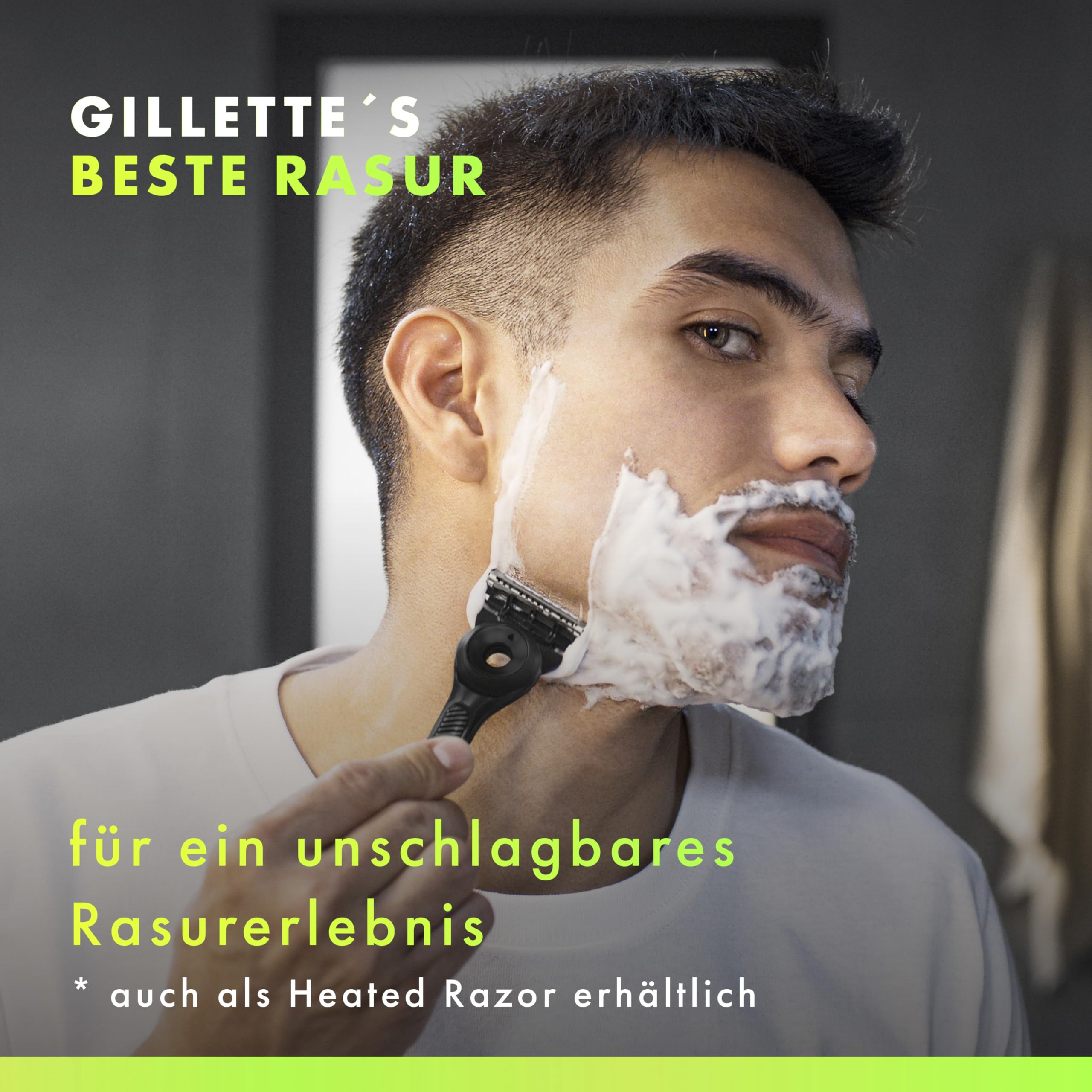 gillette-labs-rasierer-herren-nassrasierer-metall-schwarz-mit-reinigungselement-2 image 2