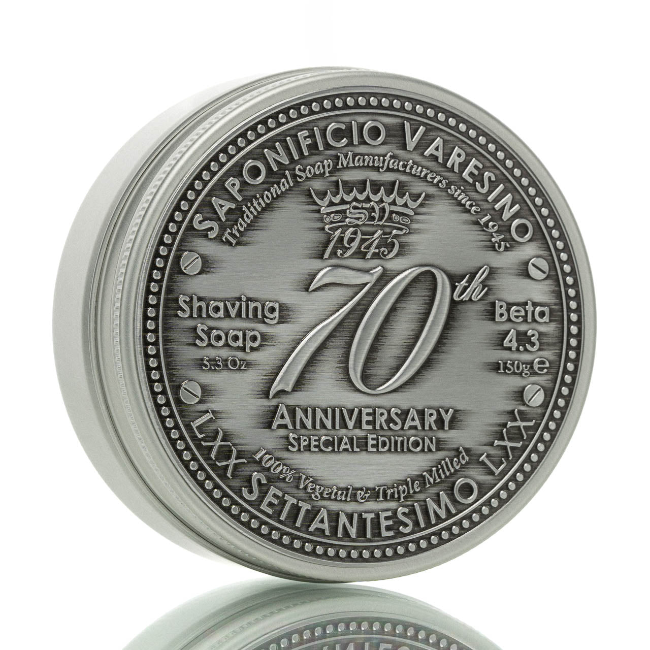 blackbeards-saponificio-varesino-70th-anniversary-rasierseife-150g-metalldose image 2