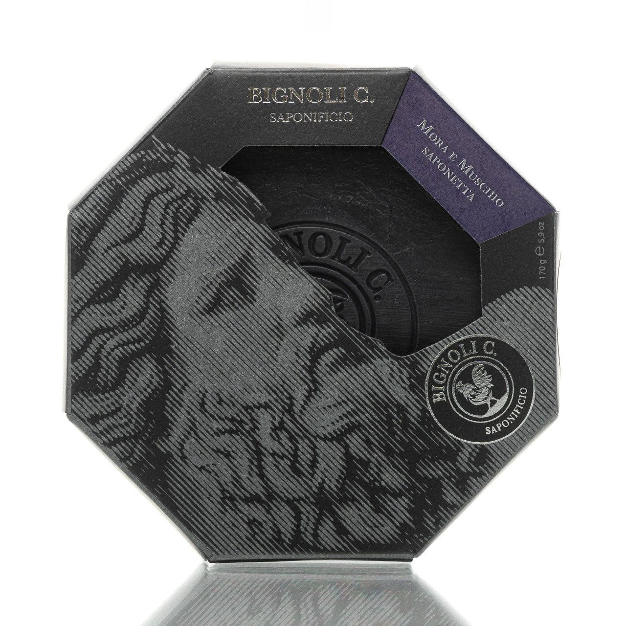 blackbeards-st-ckseife-mora-e-muschio-170g-saponificio-bignoli image 1