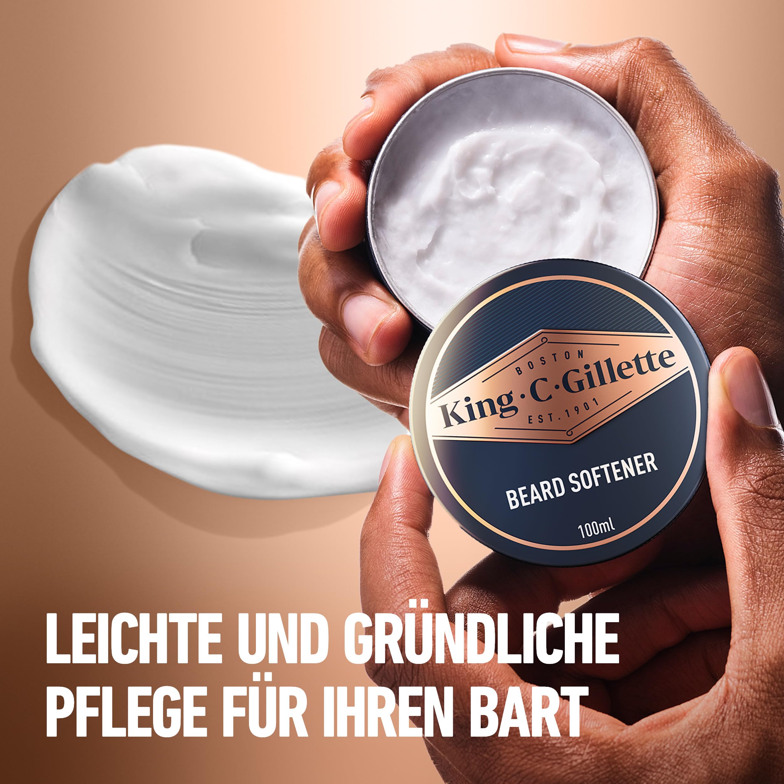 king-c-gillette-bartbalsam-f-r-m-nner-100-ml-leave-in-pflege-mit-argan-l image 3