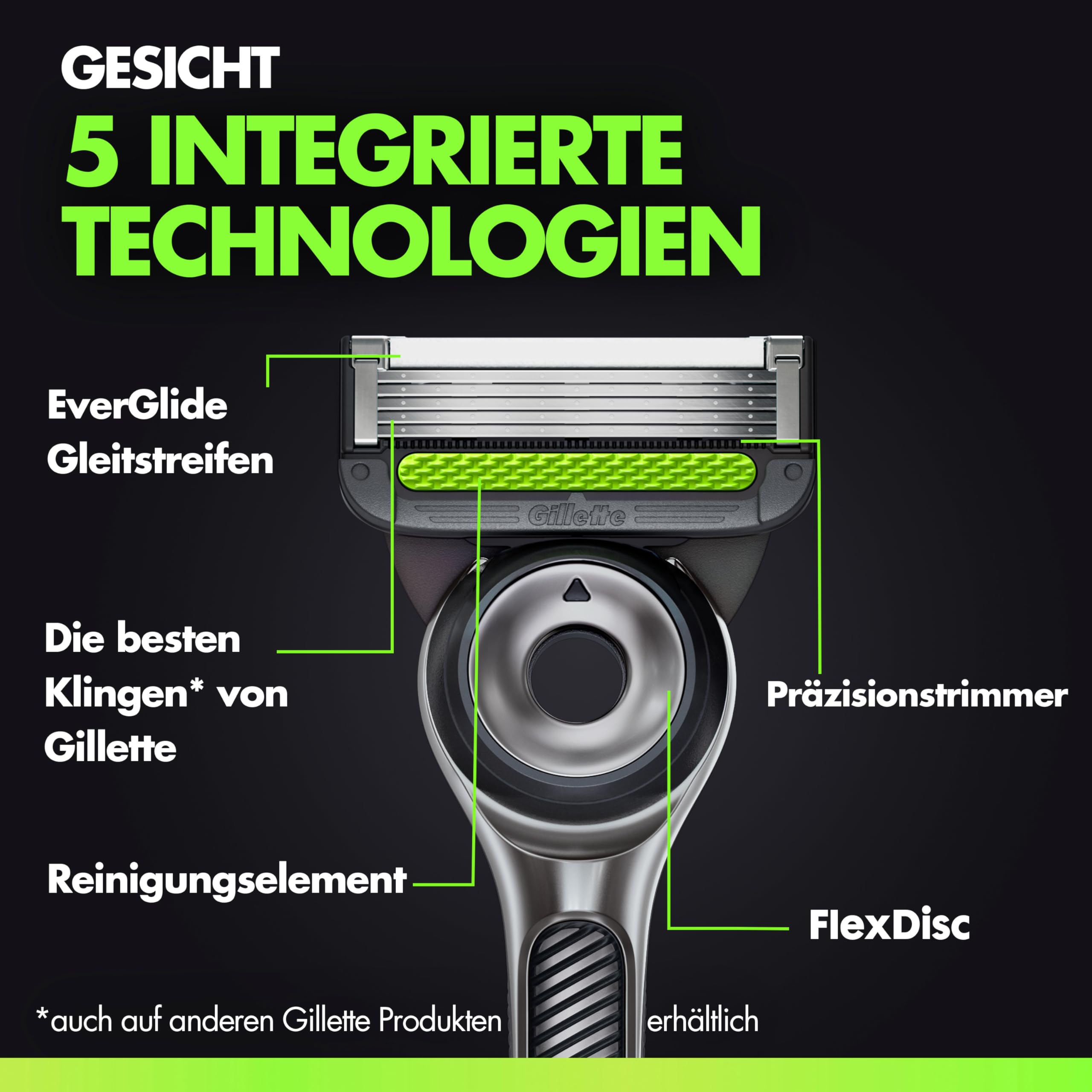 gillette-labs-rasierer-duo-pack-gesicht-k-rper-schwarz-gr-n image 4