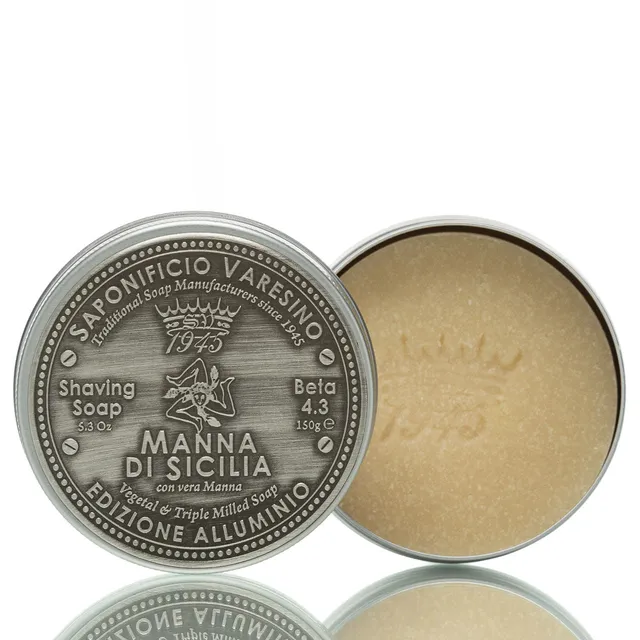 blackbeards-rasierseife-manna-di-sicilia-150g-metalldose image 1
