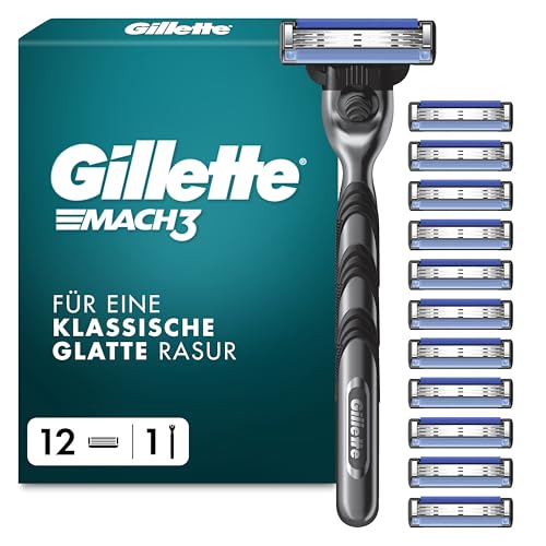 gillette-mach3-standard-rasierer-herren-metall-grau-schwarz image 4