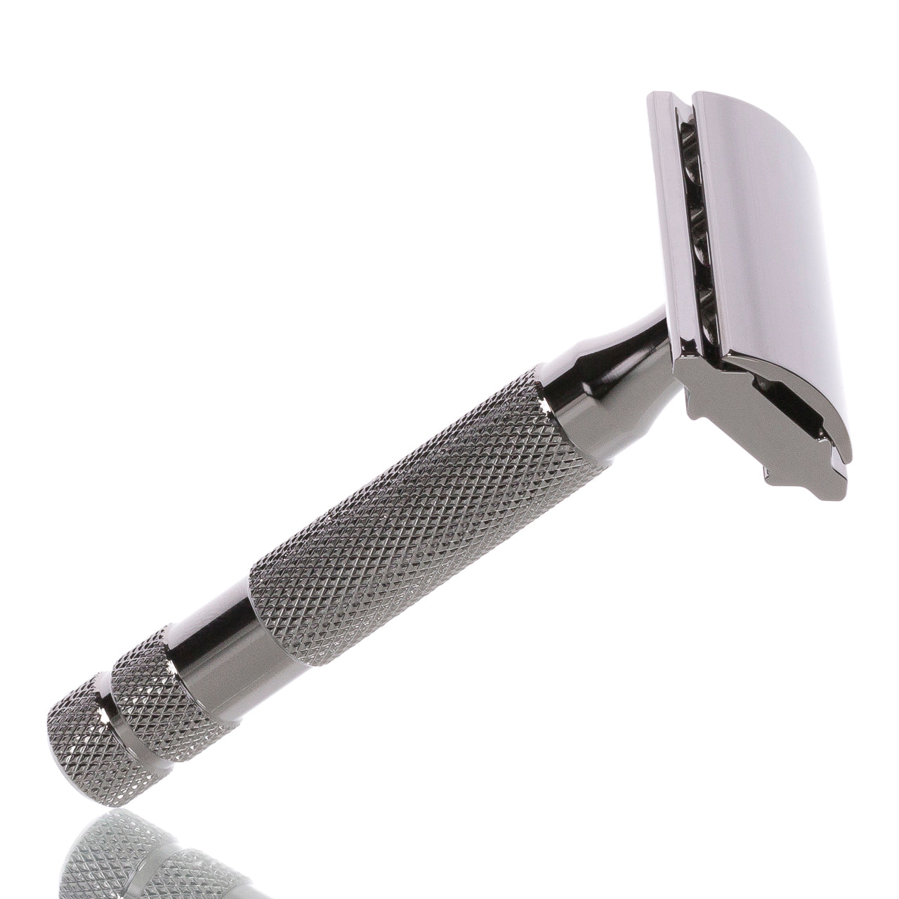 blackbeards-rasierhobel-6c-gunmetal-double-edge-geschlossener-kamm image 2